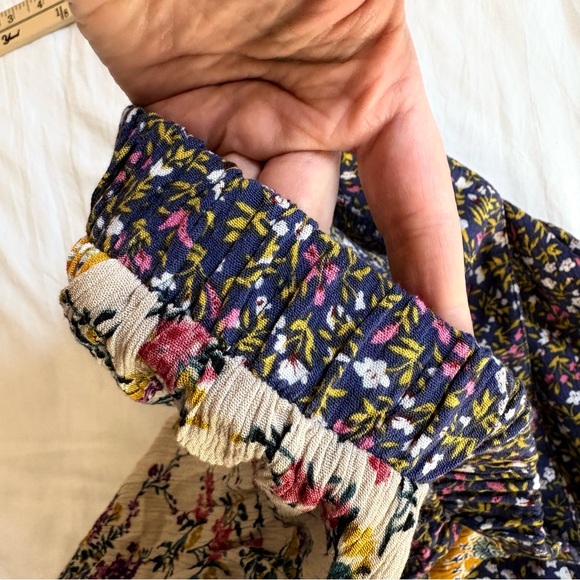 New NATURAL LIFE Valentina patchwork 
Mixed Floral Maxi Skirt boho Size Small - Picture 9 of 11